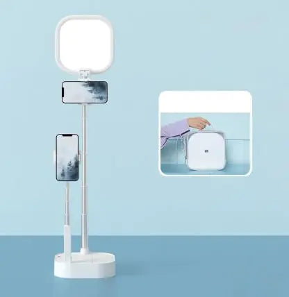 Wireless Retractable Stand with Fill Light Tripod