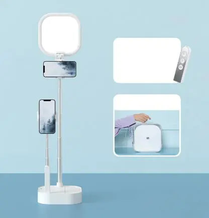 Wireless Retractable Stand with Fill Light Tripod